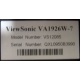 ViewSonic VA1926W-7 (Ивановское)