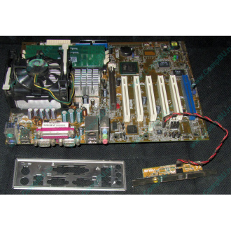 Материнская плата Asus P4PE (FireWire) с процессором Intel Pentium-4 2.4GHz s.478 и памятью 768Mb DDR1 Б/У (Ивановское)