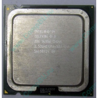 Процессор Intel Celeron D 326 (2.53GHz /256kb /533MHz) SL98U s.775 (Ивановское)
